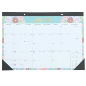 Английски календар 2024 година, месечната броене, празнична стена (20237-202412) в акварельном стил