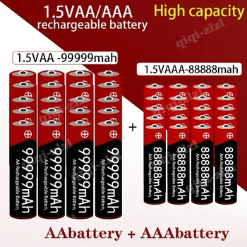 Батерия AA + AAA Нова Марка 1.5 V AA с Висок Капацитет 99999mAh + 1.5 v888888mAh Алкални 1.5 V Clock Играчка Помещение на Акумулаторна Батерия