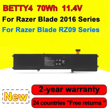 Батерия BETTY4 11,4 V 70Wh за Razer Blade 2016 14