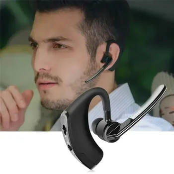 Безжични Bluetooth слушалки с шумопотискане, спортни слушалки за управление на бизнес-слушалка за разговори със свободни ръце, подложка с микрофон, основната част слушалки