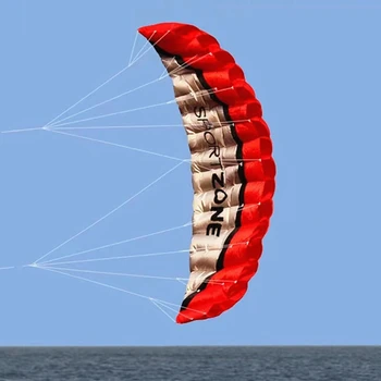 безплатна доставка нов начинаещ уиндсърф двухлинейный каскадерский тегло въздушен змии за възрастни парашутизъм сърфиране меки хвърчила спорт на открито, плажен въздушен змии