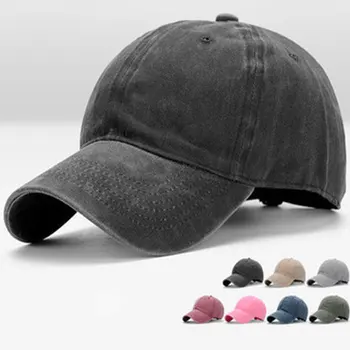 Бейзболна шапка Мъжка Регулируема шапка Ежедневни шапки за почивка Однотонная Модерна лятна есенна шапка възстановяване на предишното положение Висококачествени дамски шапки