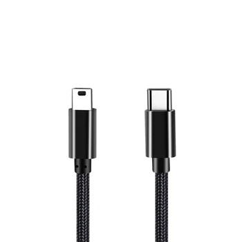 Бързо зареждане от Type-C Мини USB кабел за данни, захранващ кабел, проводна линия за кола