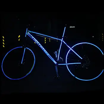 Велосипедна светоотражающая стикер, сребрист водоустойчив флуоресцентно декор за под наем, директен доставка