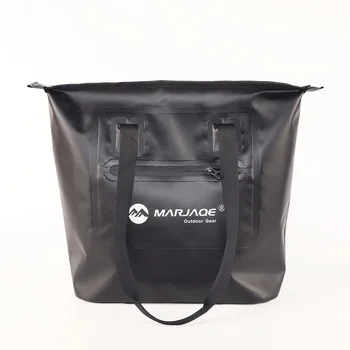 Водоустойчива плажна чанта-тоут с воздухонепроницаемой цип, спортна чанта, сухо седлото, за съхранение на багаж, чанта за каране на мотоциклет, рафтинг на плажа