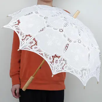Госпожа модерен елегантен чадър от слънцето, издръжливи, привлекателни чадър в ретро стил, за подпори за сценичното cosplay.