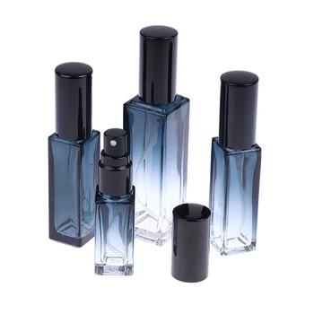 Градиентный син флакон парфюм 5 ml, 9 мл, 20 мл, флакон-спрей за духове, Празна стъклена бутилка спрей, пътен козметични флакон