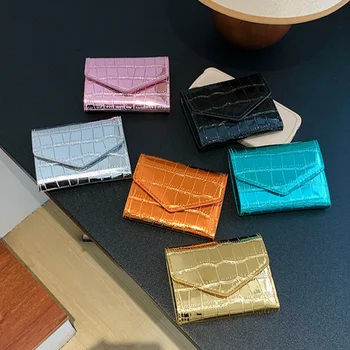 Дамская чанта, дамски портфейл, портфейл за карти, модерни малки чанти от изкуствена кожа, за жени, висококачествени чанти за гореща продажба, луксозен портфейл