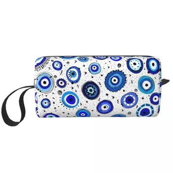 Дамски Косметичка Eye Blue Eye, козметични чанти за грим, чанта за ежедневно тоалетни принадлежности, чанта-органайзер за съхранение