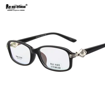 Дамски Рамки За Очила Сверхэластичные Очила Правоъгълен Дизайн Очила, Оптични Предписани Очила Руи Hao Eyewear 9105