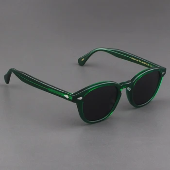 Джони Деп, поляризирани очила, мъже, жени, луксозен марка, дизайнер, слънчеви очила в стил Lemtosh за мъже и жени, Oculos