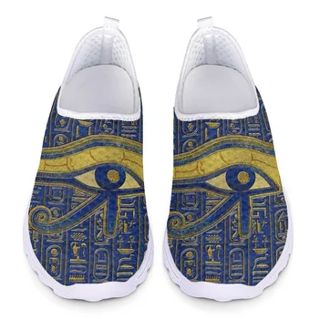 Дизайн в Египетската култура, Дамски обувки На равна подметка, Ежедневни Летни Дамски Мързеливи Лоферы, Дамски Окото Дишащи Дамски Обувки Zapatos Mujer