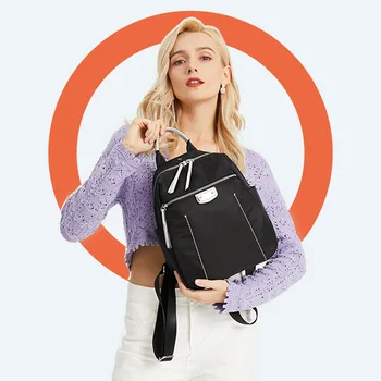 Дизайнерски найлонови дамски раници, модни дамски малка чанта през рамо, с високо качество дамски ученически пътни чанти за момичета, Новост