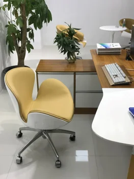Домакински модерен минималистичен офис стол Компютърен стол Подвижен Въртящ се стол