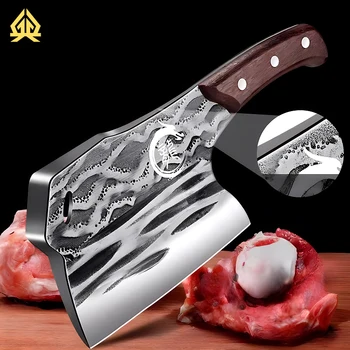 Домакински нож за рязане на кости XTL, разделочный нож, разделочный нож, дебели и е светло претеглят, висока твърдост