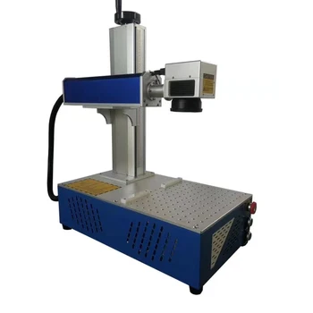 Дълбок гравиране 20 W 30 W, 50 w 100 W преносим настолен гравиране машина с ЦПУ цветна оптични лазерни standalone, маркировъчна машина за метал