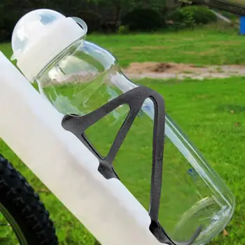 Държач за велосипед бутилки, стабилно, лесно, Трайно задържащ Износостойкую клетка за каране на велосипед бутилки с вода от въглеродни влакна, Аксесоари за велосипеди