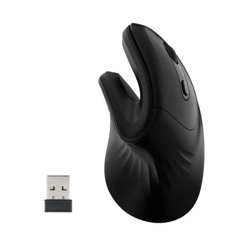 Ергономична вертикална мишката, за да се предотврати навлизането на мишката в ръка, за офис и слот мишки, USB оптична мишка за дясна ръка за вашия десктоп на лаптопа