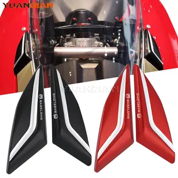 За Ducati Panigale V4/S/Speciale/R V2 2018-2022 2020 2021 На Капака На Огледалото За Обратно Виждане Мотоциклет С Колела От Элиминатора Капачка Огледало Дупки