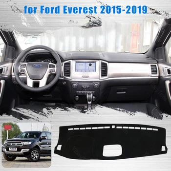 За Ford Everest 2015-2019, калъфи за арматурното табло на колата с десни и леви волана, мат, сянка, възглавници, Килими, Аксесоари