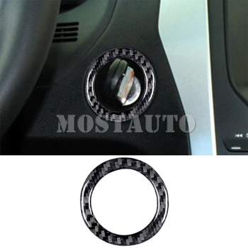За Ford Explorer Вътрешна украса на централната конзола от мека въглеродни влакна, с отвор за ключ в рамка 2011-2014 1бр (2 цвята)