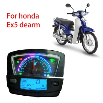 за Honda EX5 Скоростомер Цветен LCD дигитален километраж, табло за измерване на Скоростта Оборотомер Индикатор за пренос на