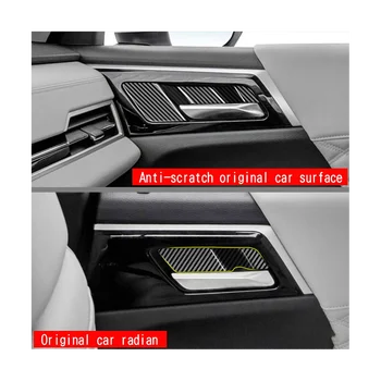 За Mitsubishi Outlander 2022 2023 Аксесоари за автомобил, Вътрешна врата копчето от въглеродни влакна, украса на чашата, накладки, стикер