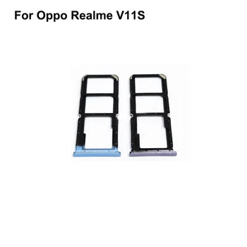 За Oppo Realme V11S Тестван Добър Тава За Притежателя на Сим-карти, Слот За Карта Памет Realme V 11S RMX3125, Резервни Части За Притежателя на Сим-карти