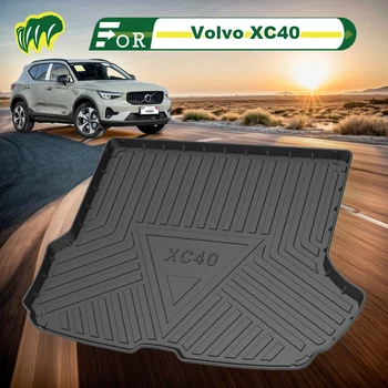За Volvo XC40 ev 20 21 2022 2023 2019-2024 Специално Подбран Подложка За Багажника на Колата Сезон Товарен Мат 3D-Форми С Лазерно Измерване на Накладки За Багажника
