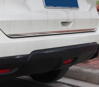 за X-TRAIL T32 ИЗМАМНИК 2014-2020 2021 заден багажник на капака на багажника стикер на накладку повишаване на порта формоване на ръба на люка ивица гарнитура