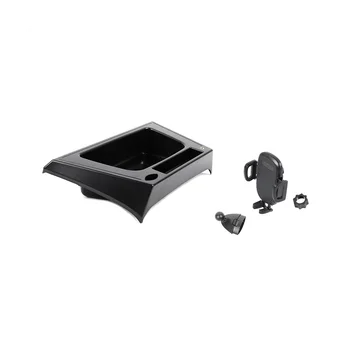 Закопчалка за телефон Wrangler JK 2012-2017, системен комплект с множество елементи за телефон, инструмент тава, чекмедже за съхранение
