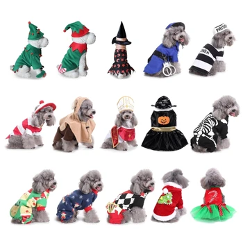Зимен пуловер за домашни любимци, походный костюм за Хелоуин за кучета, cosplay котки
