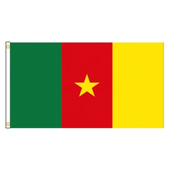 Знамена на Камерун johnin 90x150 см за декорация