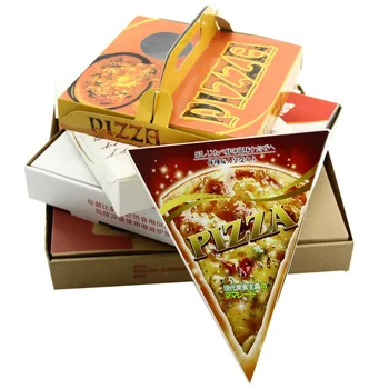 Индивидуален продукт на Китай Гуанджоу евтина висококачествена дървесина опаковка с нанесен на поръчка шарките и die нарязани канавкой pizza бо