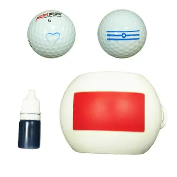 Инструмент за лигавицата на топка за голф, писалка, шаблони, инструменти за рисуване на линии, устойчиви мастила, шаблон подплата за голф, двоен печат за тенис на маса