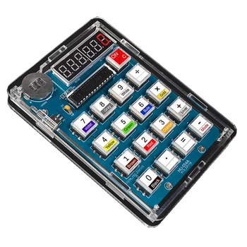 Калкулатор САМ Kit микроконтролер Abs 51 Домашно цифров калкулатор тръби електронен Учебен комплект за заваряване на печатни платки