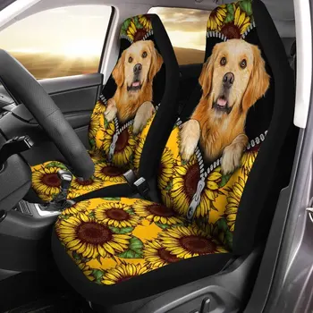 Калъфи за автомобилни седалки златист ретривър Sunflower по поръчка За собствениците на златните ретривъри