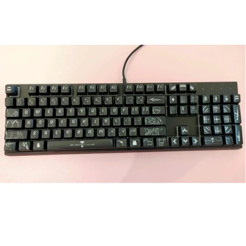Капачка за ключове сублимационный OEM 104 клавиша, пълен набор от сублимационных ключове за геймърска механична клавиатура, аксесоари