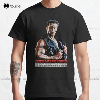Класическа тениска Arnold Schwarzenegger Commando, рокля-риза по поръчка aldult за тийнейджъри, унисекс, дигитален печат xs-5xl, всички сезони