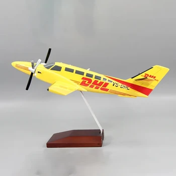 Класически модел CESSNA 406 SKYHAWK в мащаб 1:32, модел на товарен самолет на DHL, играчка за събиране на