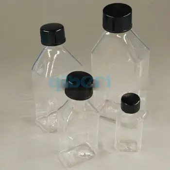 колба за култивиране на клетки с обем 250 мл, наклоняемая с винт на капака, бутилка за проби, Лабораторни изделия от Стъкло