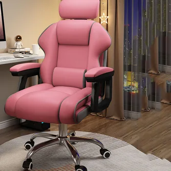Компютърно rose игралното фотьойл, тоалетка Дизайнерски, удобно rose офис стол, Масажна кожа, Офис мебели Sillas De Escritorio