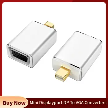 Конвертор DP Mini Displayport към VGA, HDMI-съвместим аудиоадаптер за мъже и жени, потребителска електроника за компютърен проектор
