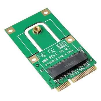 Конвертор Адаптер NGFF-Mini PCI-E за M2 Карта за Разширяване M2 Ключ NGFF E Интерфейс за Безжичен Модул Bluetooth, WiFi M2