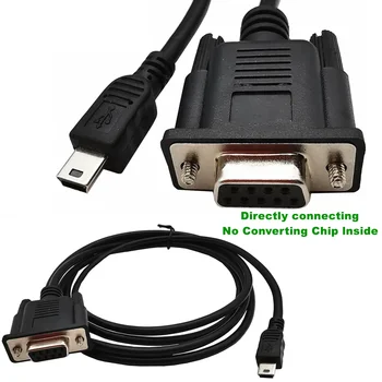 Конектор Mini USB 2.0 към RS232 DB9 9-пинов разъемный адаптер с вводным кабел 1,8 м