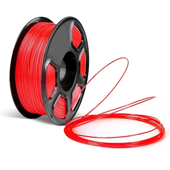 Конци за 3D-принтер, PETG конец, 1,75 мм конец за 3D-принтер 1 кг Макара PETG червена