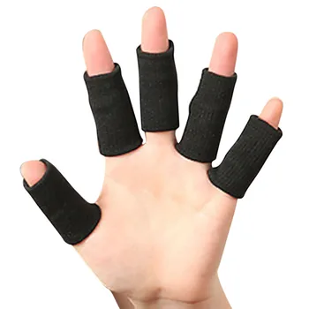 Корсет Коректор Подкрепа 10шт Баскетболни спортни Ленти за пръсти Възли и Ставите на пръстите Пълзящи Гъвкави инструменти за пръстите на Капачки за определяне на пръстите