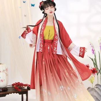 Костюм WATER Hanfu, дамски рокли, китайски стил династия, традиционен древен източен народен cosplay, фотография костюм
