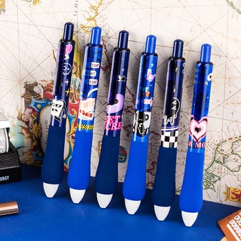 Креативна скъпа гел писалка kawaii things for school, эстетичная неутрална дръжка, за да проверите за списания, канцеларски материали, офис аксесоари