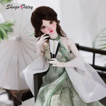 Кукла Shuga Фея 1/4 Anthea Bjd, Пролетно Очарователен Прясна Кукла с нежна усмивка в китайски стил, Шарнирная кукла